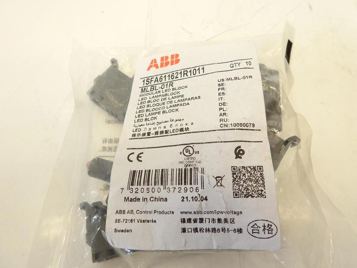12PCS ABB MLBL-02G MODULAR LED BLOCK 1SFA611621R1022