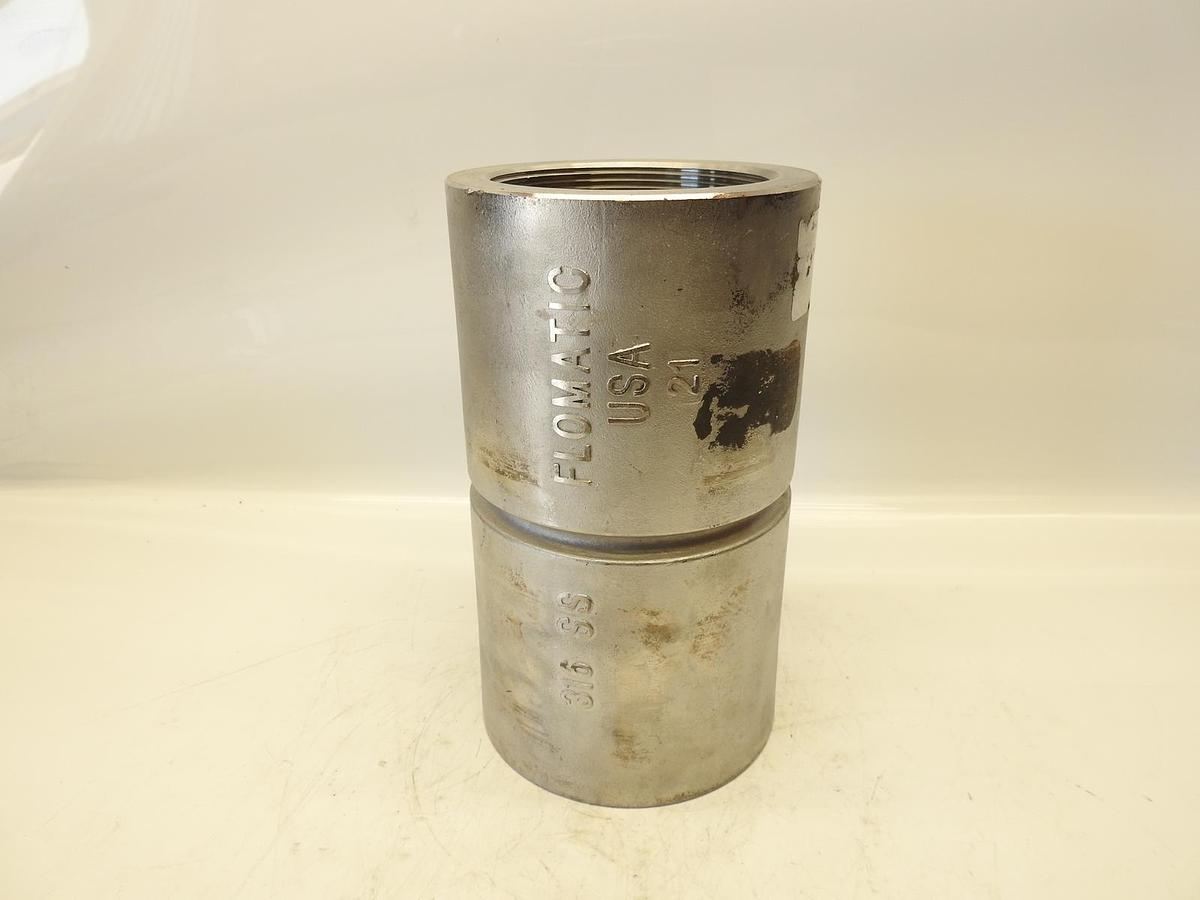 New Flomatic 7939S6PLG 4 " Stainless Steel Valve 80S6PLG 316 SS