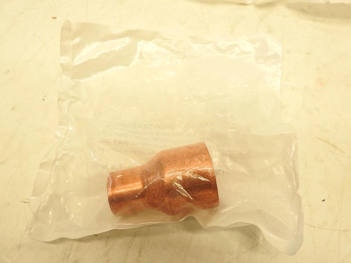 Lot Of 5 Nibco CBCRCHF 1-1/4X3/4 WROT CXC RED COUP CB Copper Coupling