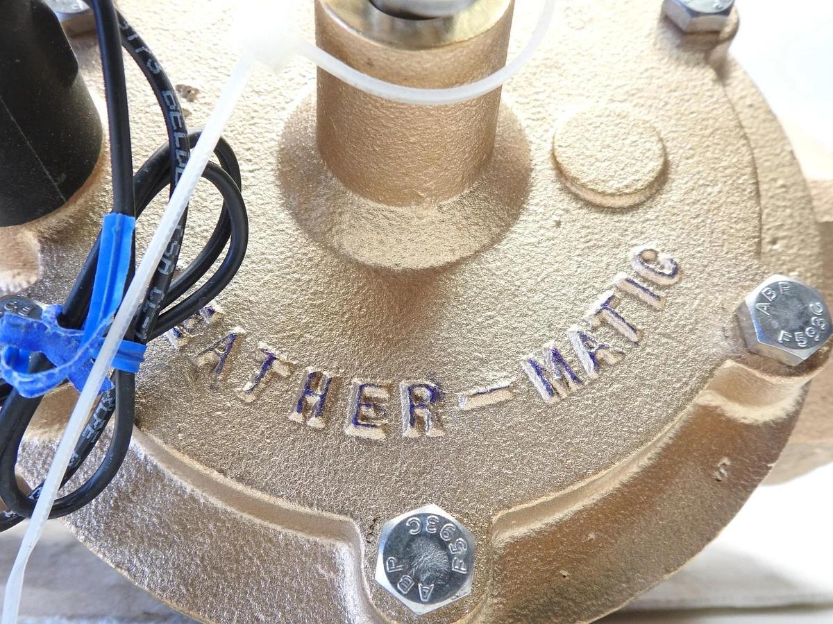 Weaher Matic 159-24  201-24 Bronze Bullet Series 2 1/2" Valve With Flow Control