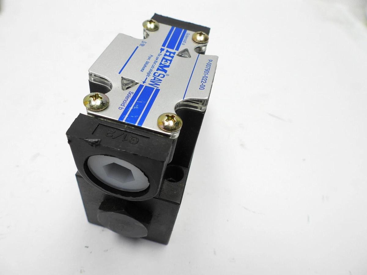 NEW HE&M SAW P-007901-022-00 SOLENOID VALVE