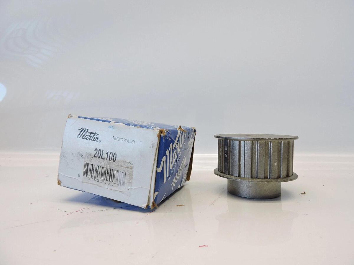 MARTIN 20L100 TAPERED BUSHED TIMING PULLEY WITH 1/2" BORE SIZE