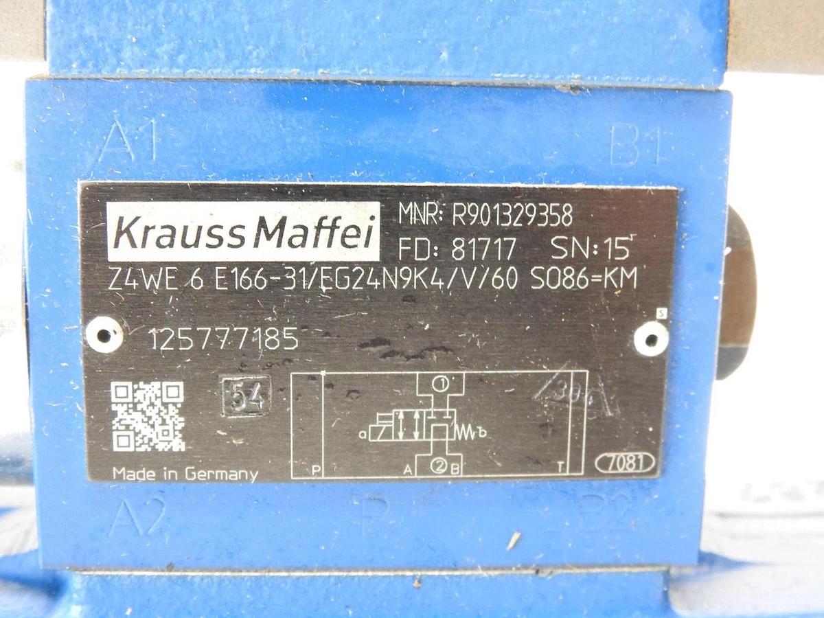 Bosch Rexroth Krauss Maffei Locomotive Hydraulic Valve R901329343 R901329358