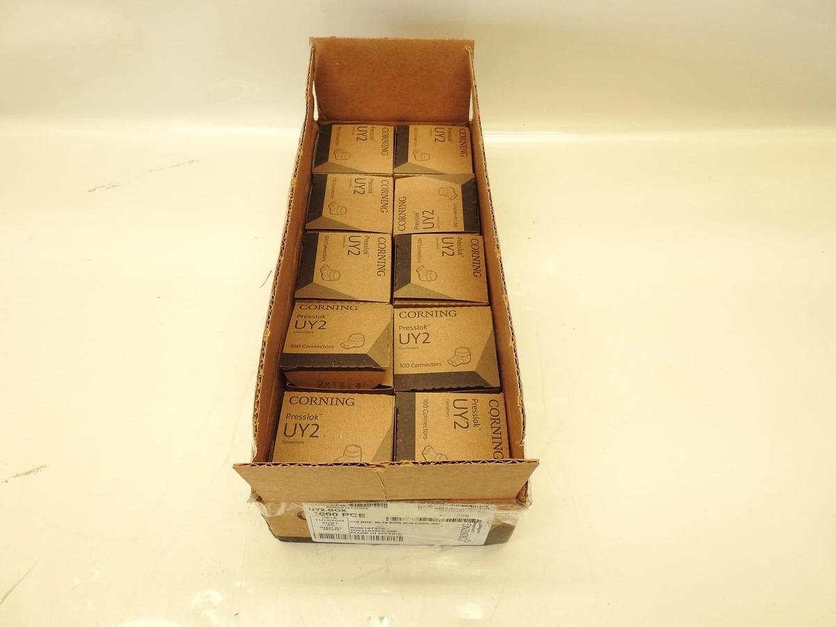 1000 Pack Corning UY2 Presslok Connectors