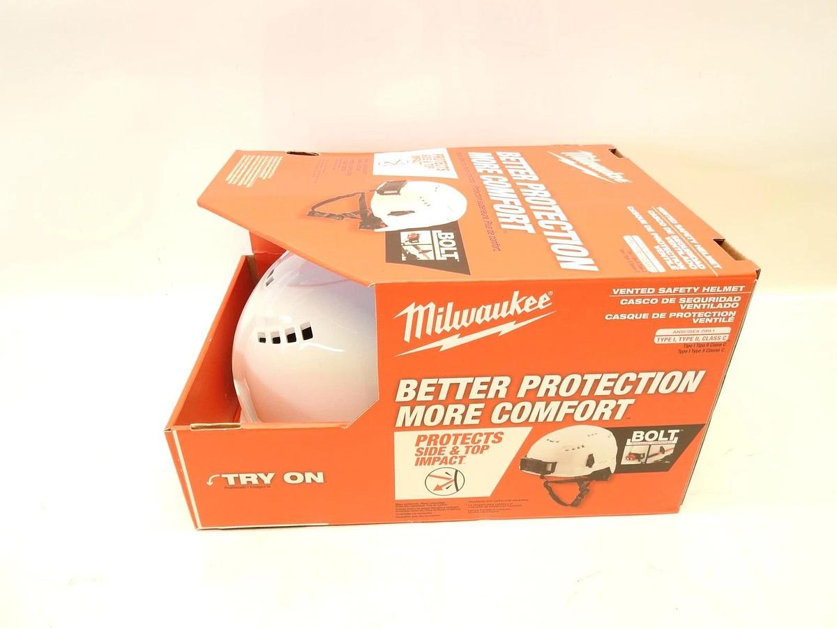 Milwaukee Vented Safety Helmet - White (48-73-1300)