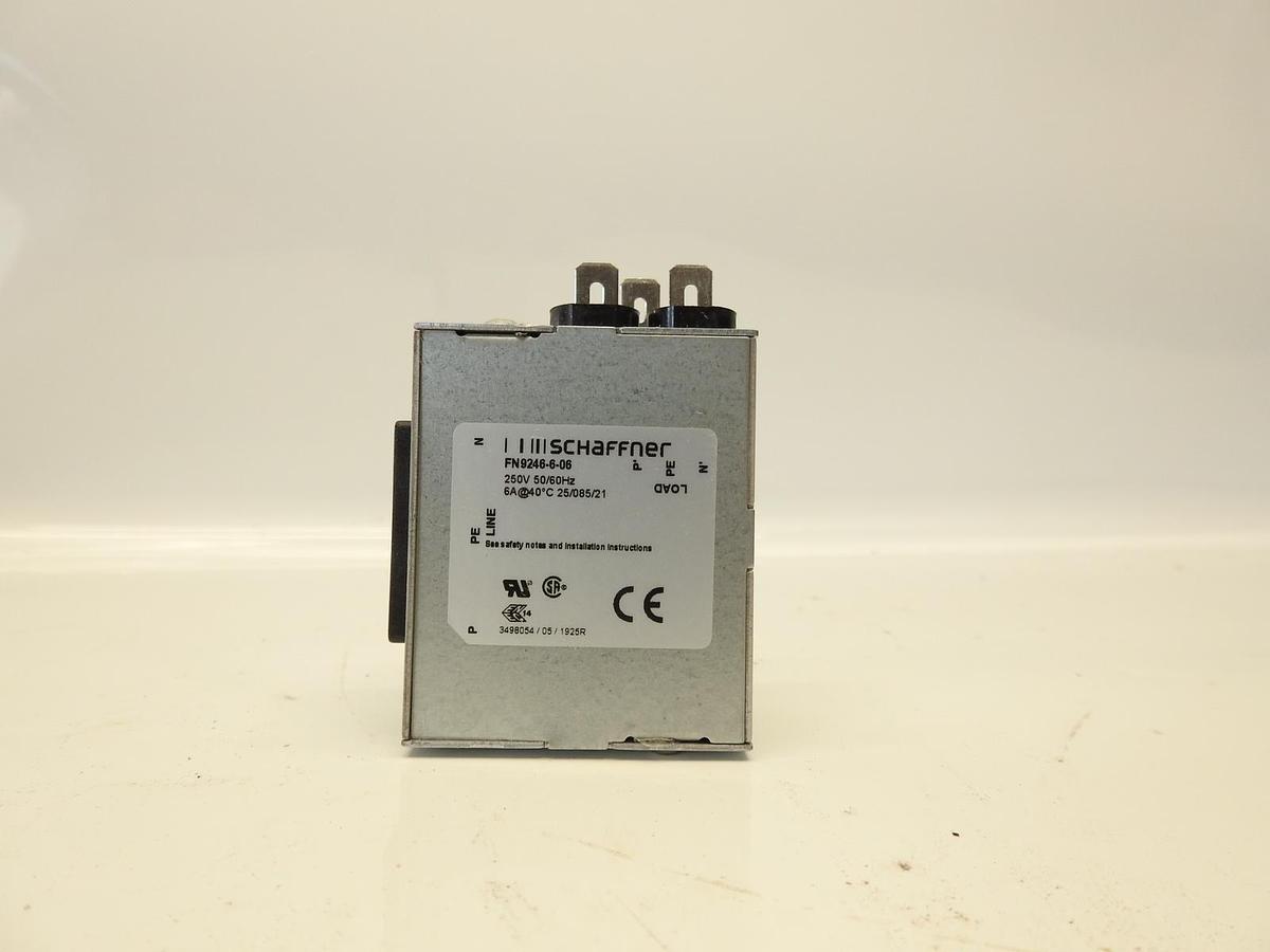 Schaffner FN9246-16-06 AC Power Entry Modules 16A FASTON IEC INLET W/EARTH LINE