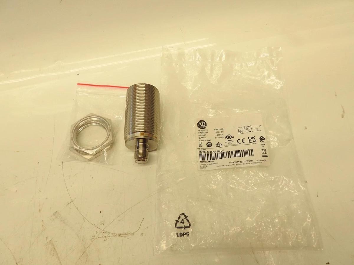 NEW OEM Sealed! Allen Bradley Proximity Sensor Switch 10-30VDC, 30mm Diameter