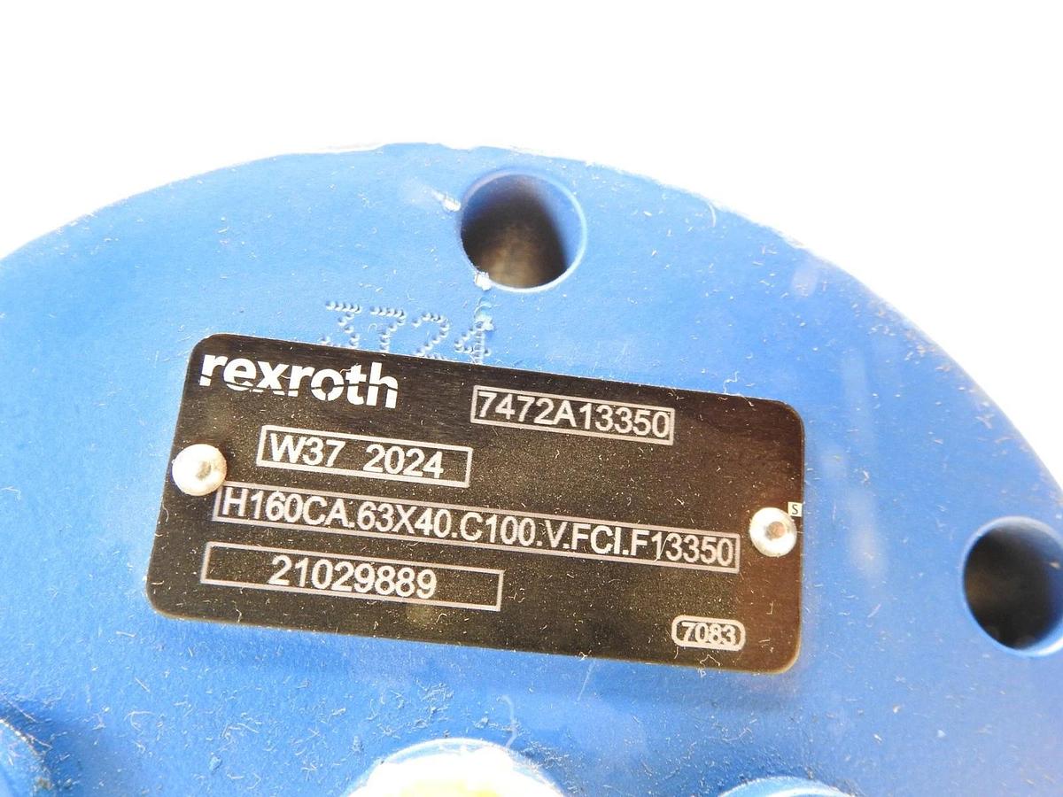 New Oem Rexroth 7472A13350 Hydraulic Assembly H160CA.63X40.C100.V.FCI.F13350