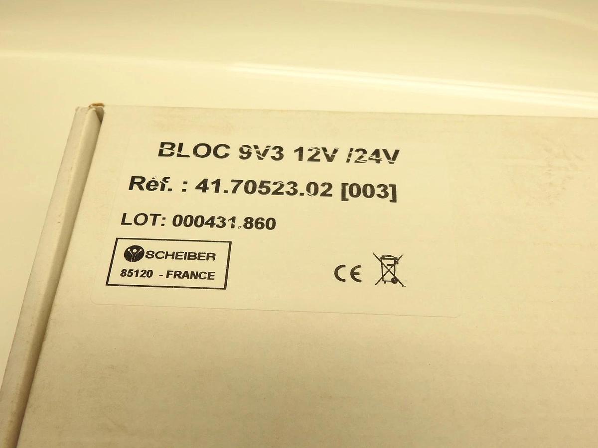 New Genuine Scheiber Block 9 - 41.70523.02 003 9V3 12V/24V