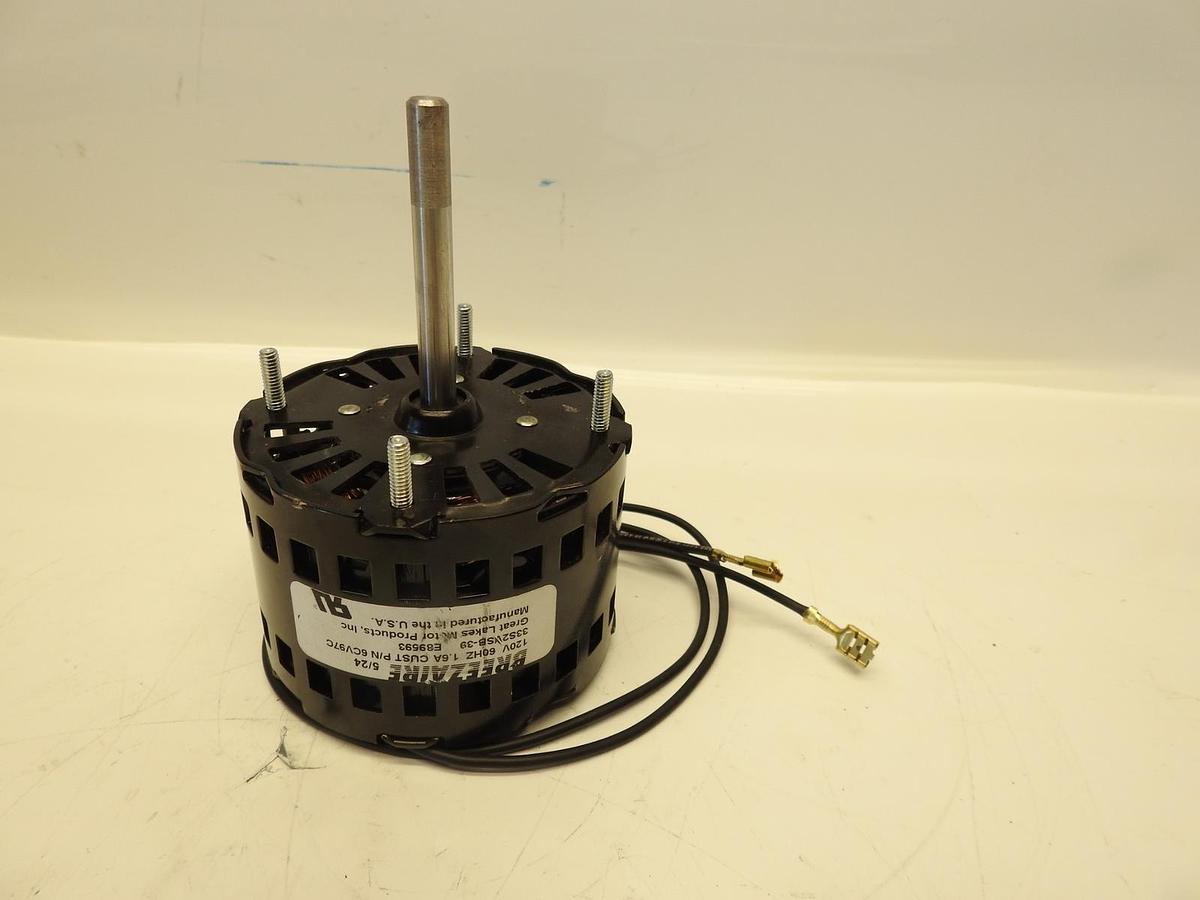 New Breezaire 6CV97C Fan Motor 120V 60HZ 1.6A WK, WKL, WKE, WKS, WKSL Fan Motor