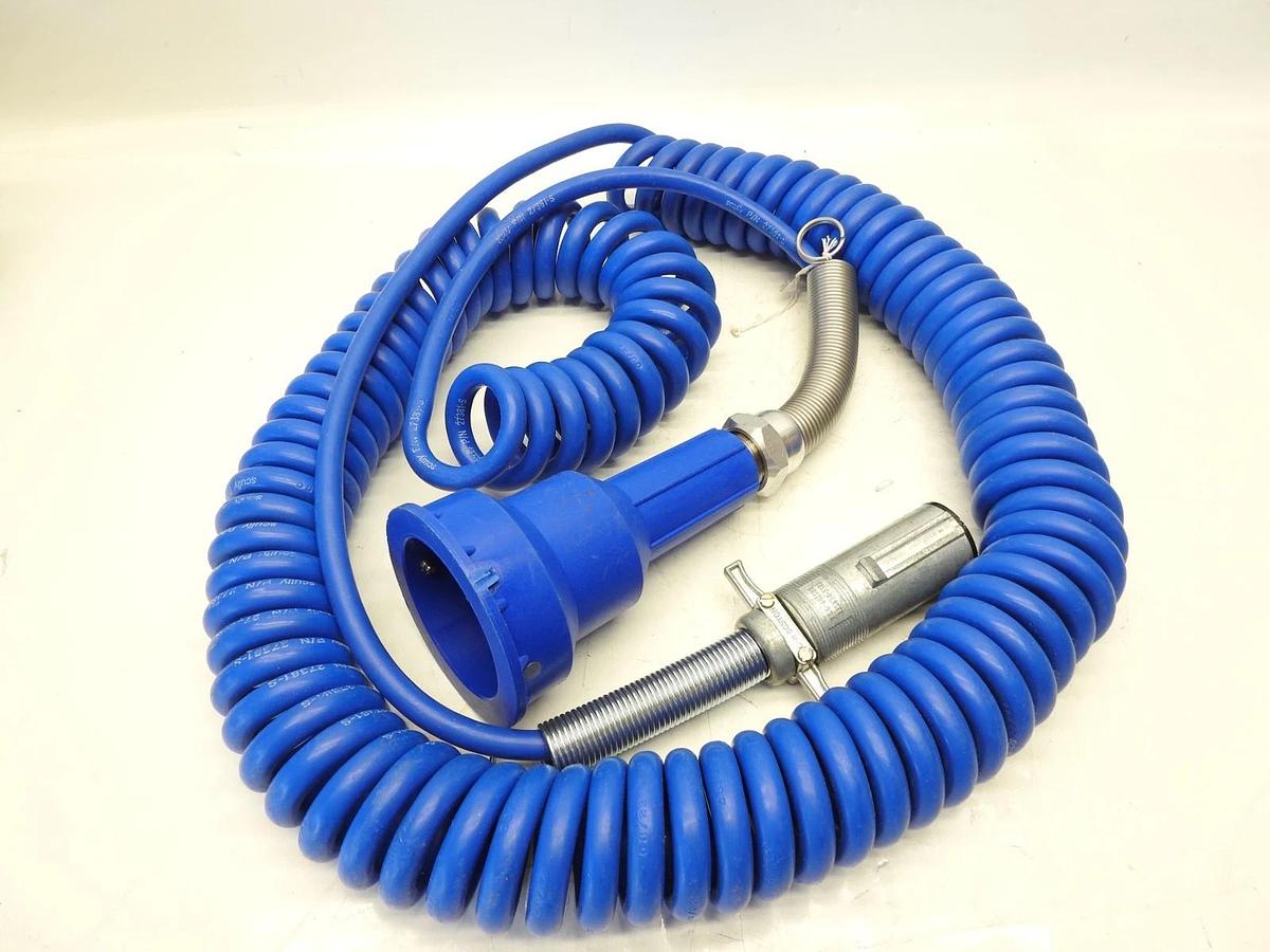Scully Pull-Away Cord & Plug For Blue Optic System 6 Contact Pins 30FT