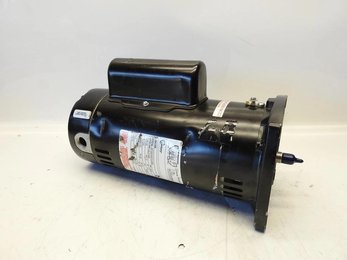 Century Sqs1102r Pool Pump Motor, Permanent Split Capacitor, 1, 1/6 Hp, 48Y