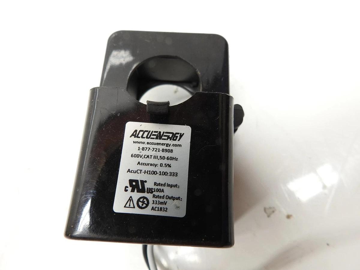 ACUSPLITCT SERIES 333MV OUTPUT CT ACUCT-H100-100: 333 Input: 100A Output: 333mV
