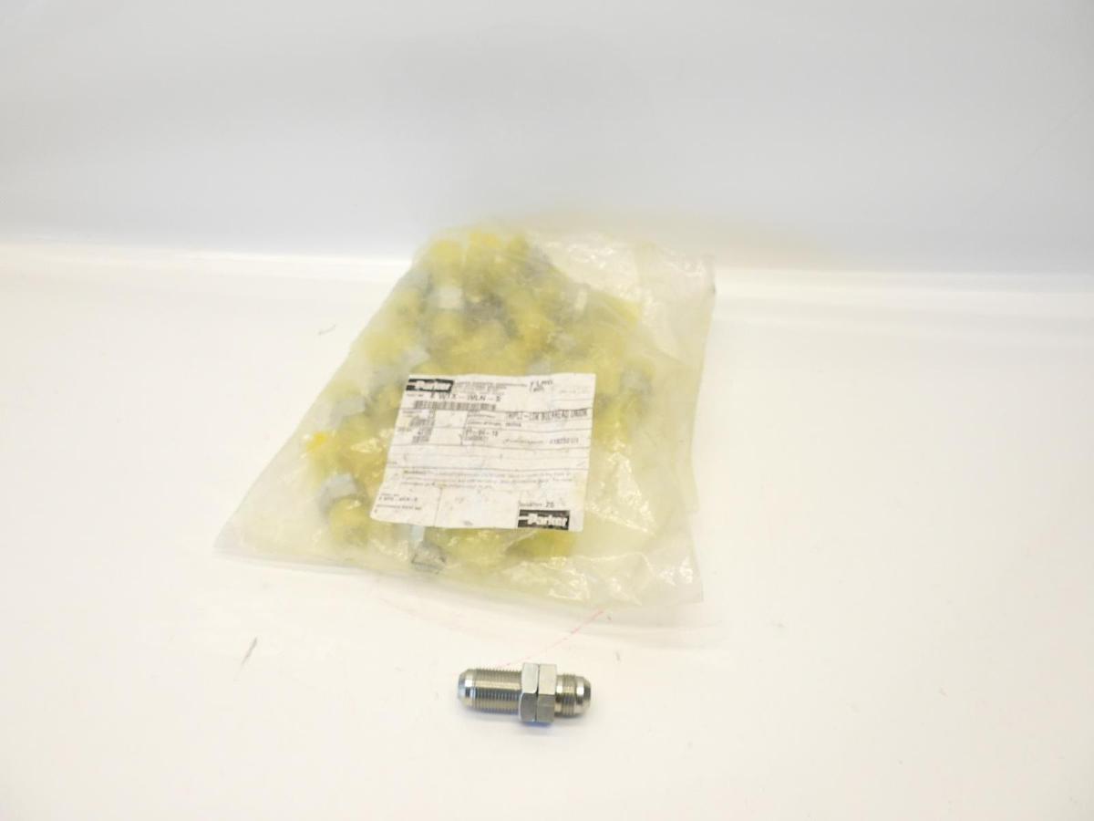 Lot Of 25 New Oem Parker 8 WTX-WLN-S Triple-Lok Bulkhead Union