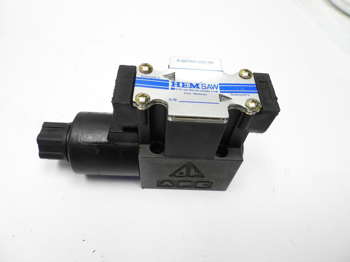 NEW HE&M SAW P-007901-022-00 SOLENOID VALVE