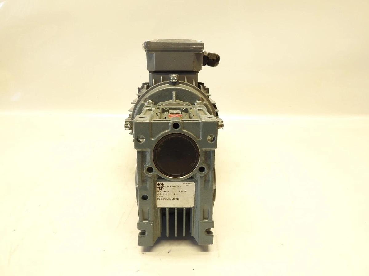 New Pujol X-712-4 Iec 230/400V 1330-1600 RPM GearMotor With Gearbox 60034-1