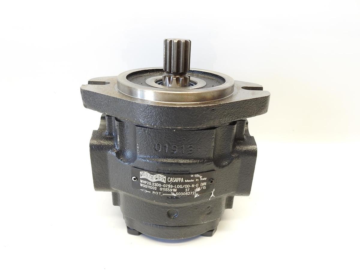 New Whisper Casappa 50308272 Hydraulic Pump WHP20.23D0-07S9-LOG/OD-N-D