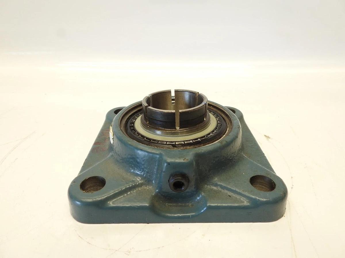 New Dodge F48-DL-107-NL 1-7/16" bore 4-Bolt Flange Ball Bearing