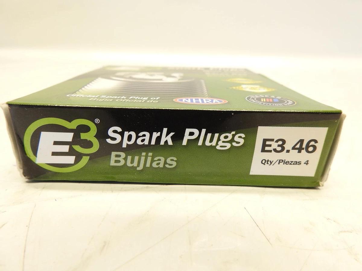 E3.46 E3 Premium Automotive Spark Plugs - 4 SPARK PLUGS