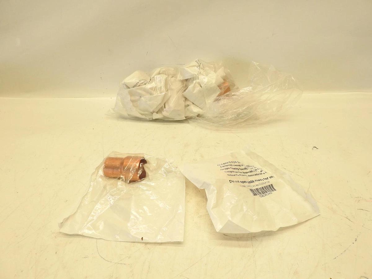 Lot Of 12 Nibco CBCRCHG  1-1/4X1 WROT CXC RED COUP CB  Copper Coupler