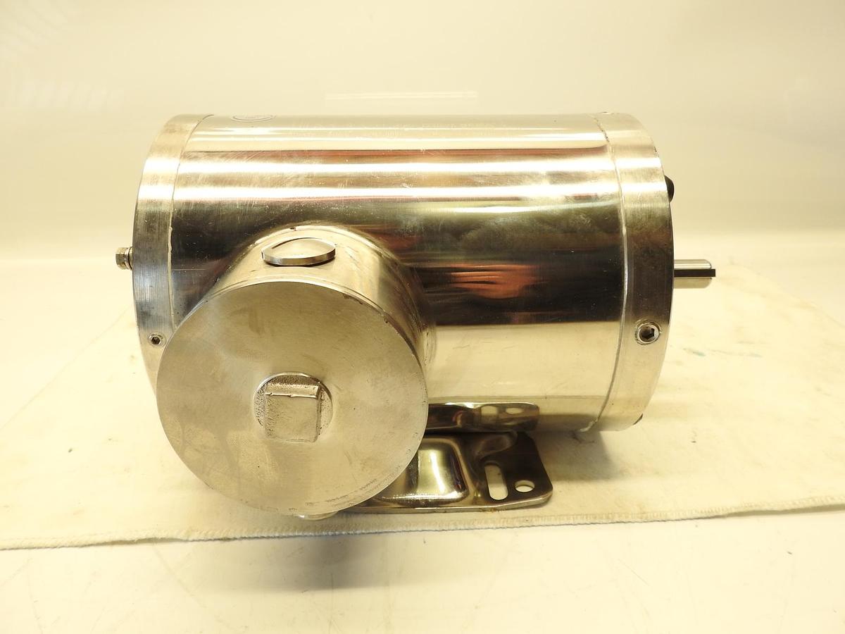 Teco Westinghouse WFN0/ 74C Stainless Steel Washdown Motor .75Hp 1800 RPM 60 Hz
