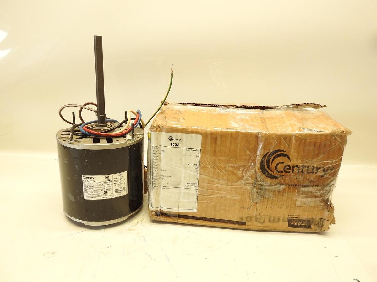 Century 150A 5.6" Diameter HVAC Direct Drive Fan Motor - 150A