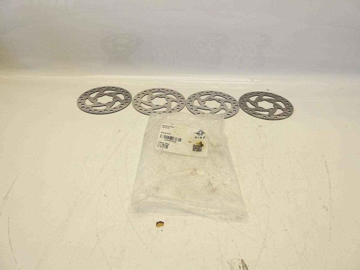 4PK New Genuine Bird Electric Scooter E-Scooter 120mm 6 Bolt Hole Brake Disc Rot