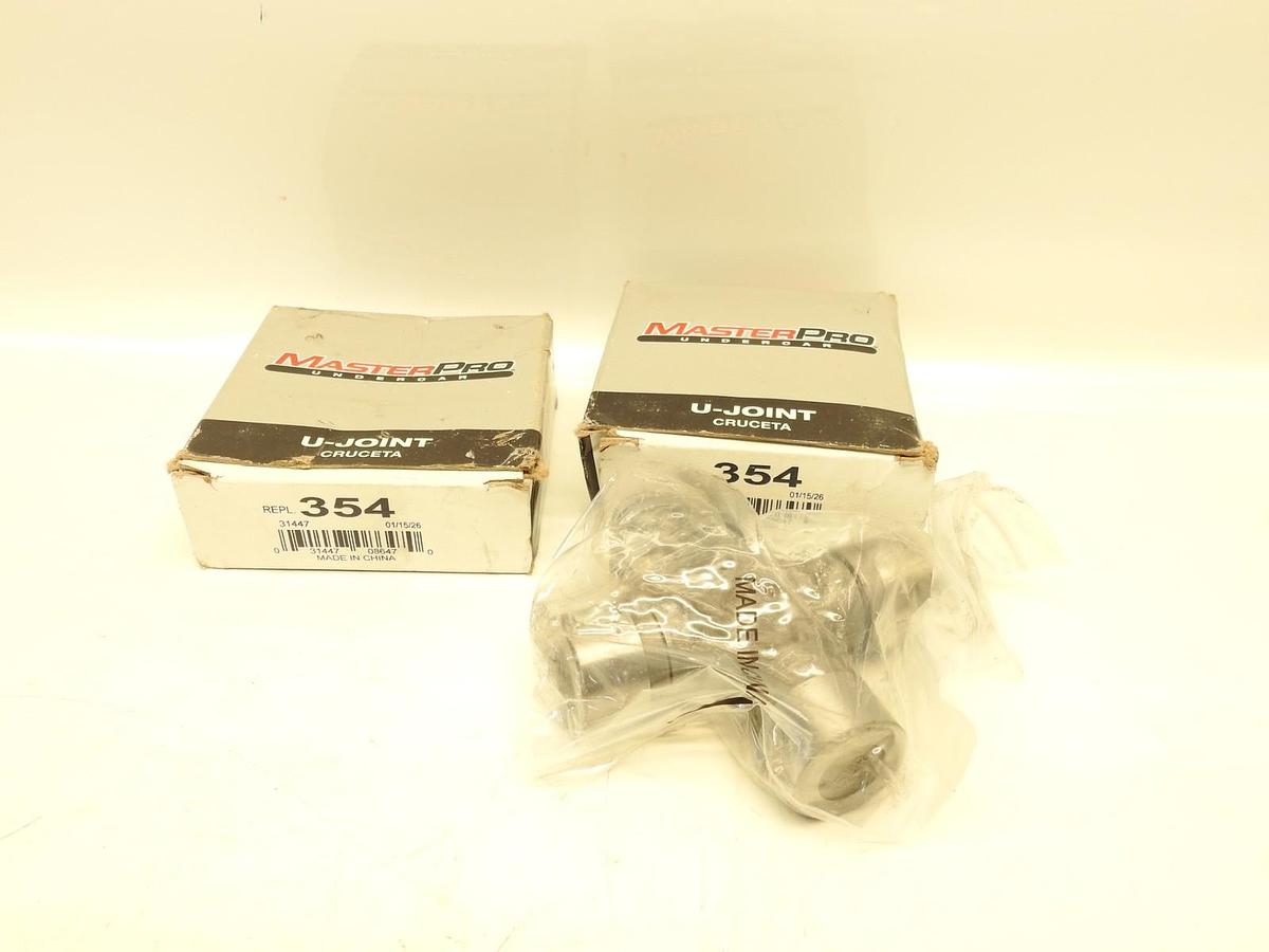 Lot of 2 MasterPro 354 31447 U-Joint Cruceta Undercar Fits 1957-1958 Buick Roadm