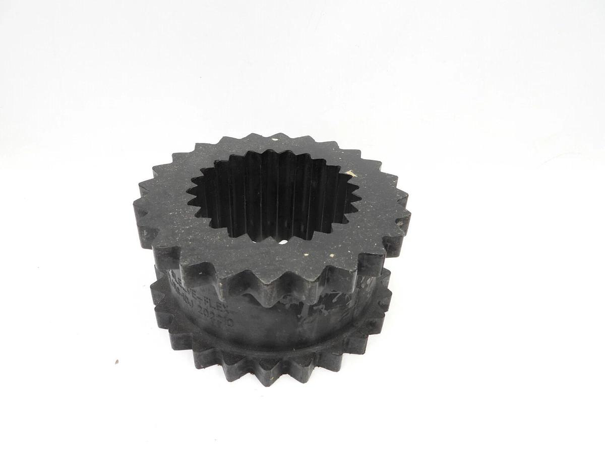 35450 Size 10JE Solid Design S-Flex Coupling Sleeve, EPDM Rubber, 7.06"
