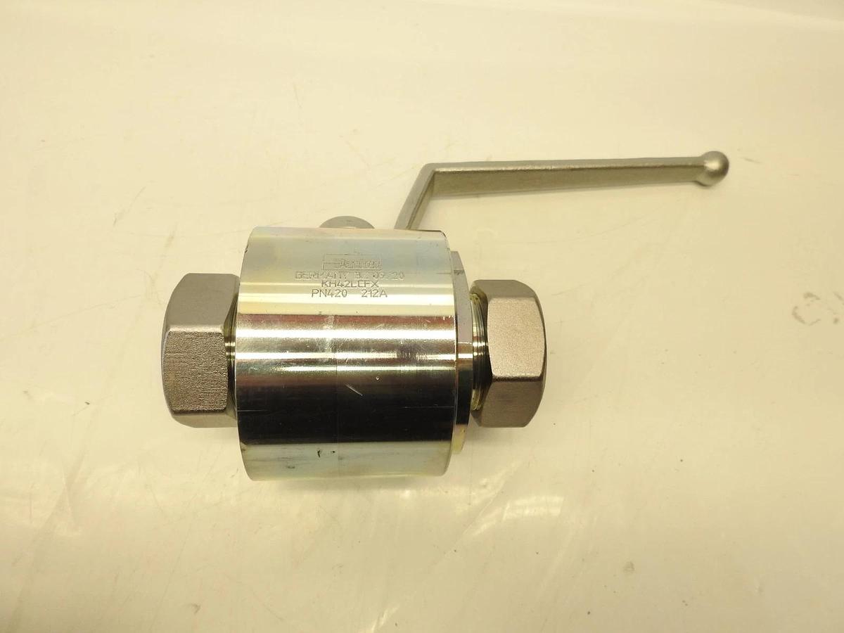 New Oem Parker KH 2-way ball valve steel PN420  212A