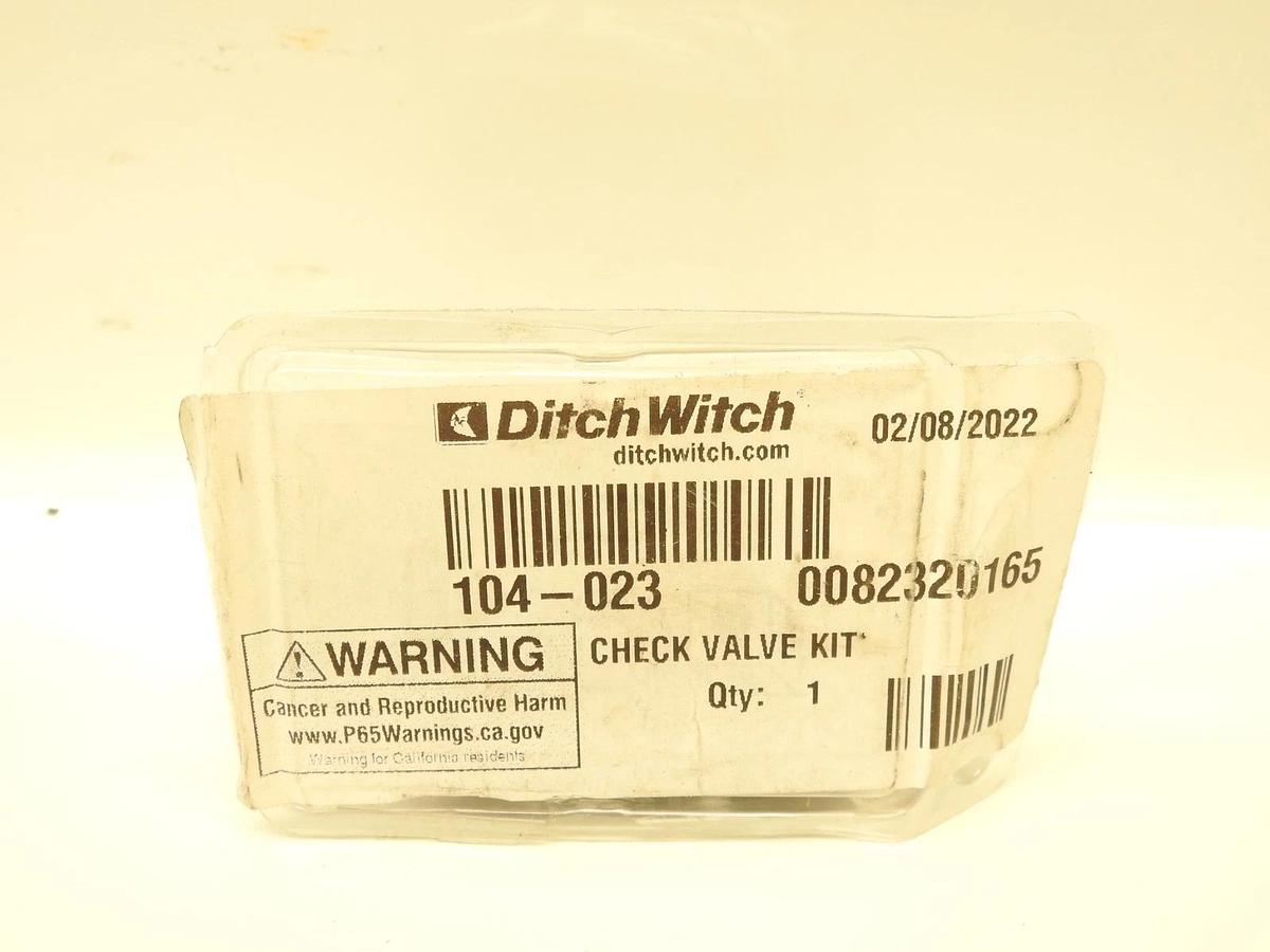New Oem Ditchwitch 104-023 Check Valve Kit 0082320165