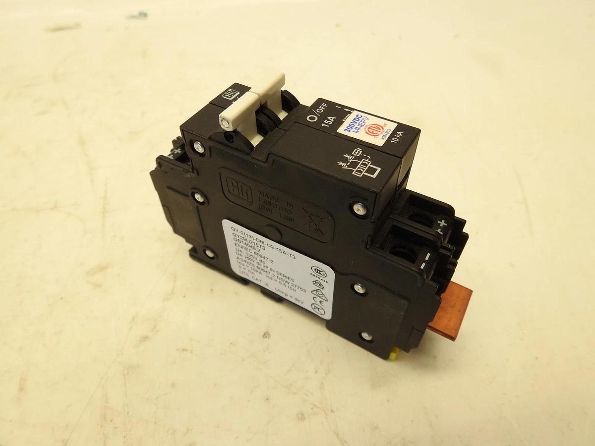 Lot Of 10 CBI DM-U2-15A-T3 Mini Circuit Breaker 15A