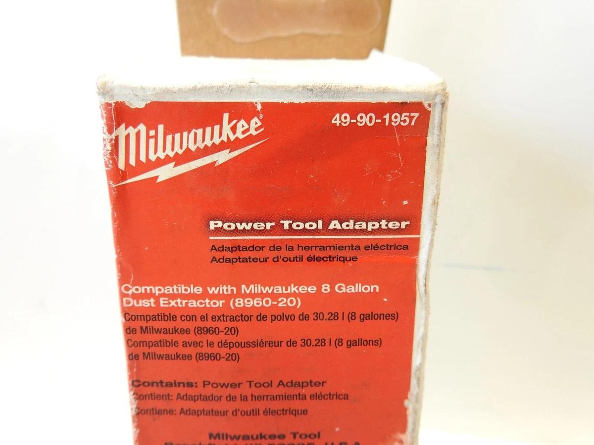 Oem Milwaukee Tool 49-90-1957 Power Tool Hose Adapter 896020 4 8 Gallon Dust Ext