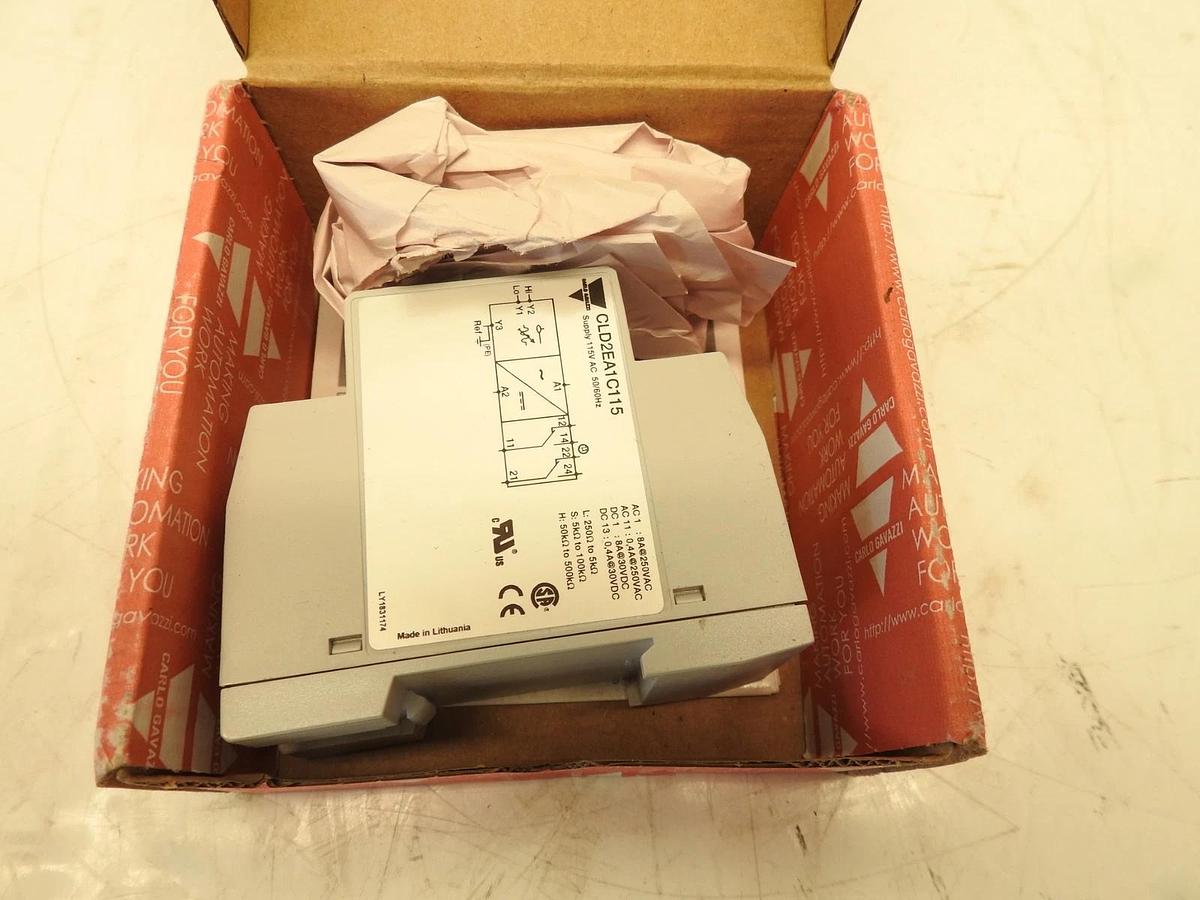 New Oem CARLO GAVAZZI CLD2EA1C115 COND.LEVEL 2+1 FILL EMPTY DIN