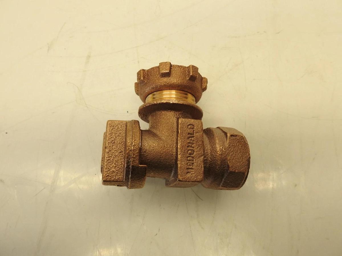 New Mcdonald Angle Curb Valve 3/4" FNPT x 5/8" Stop&Waste Full Port