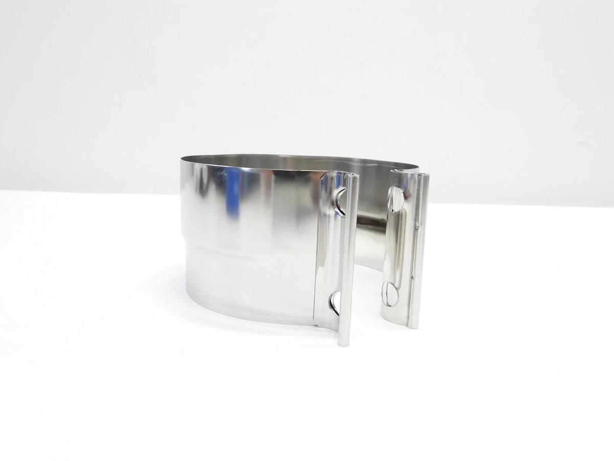 NEW Stainless Steel Preformed 5" Truck Exhaust Clamp TRP EC50PLS
