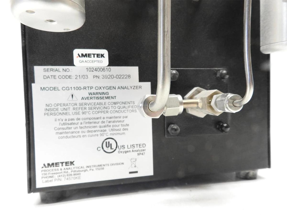 New Genuine Applied Materials Ametek Drycor CG1100-RTP Oxygen Analyzer CG1100