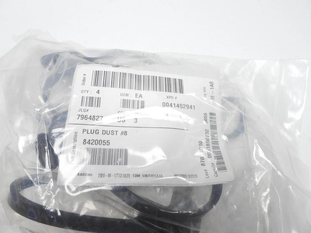 Lot Of 4 Oem Jlg Dust Plug #8 8420055 Dust Cap