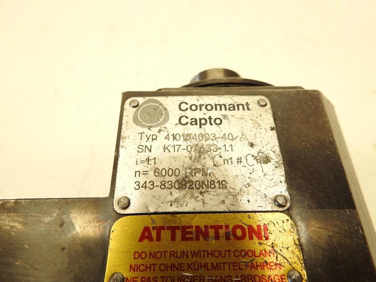 AS IS Coromant Capto 410104093-40 Tool Clamping Unit