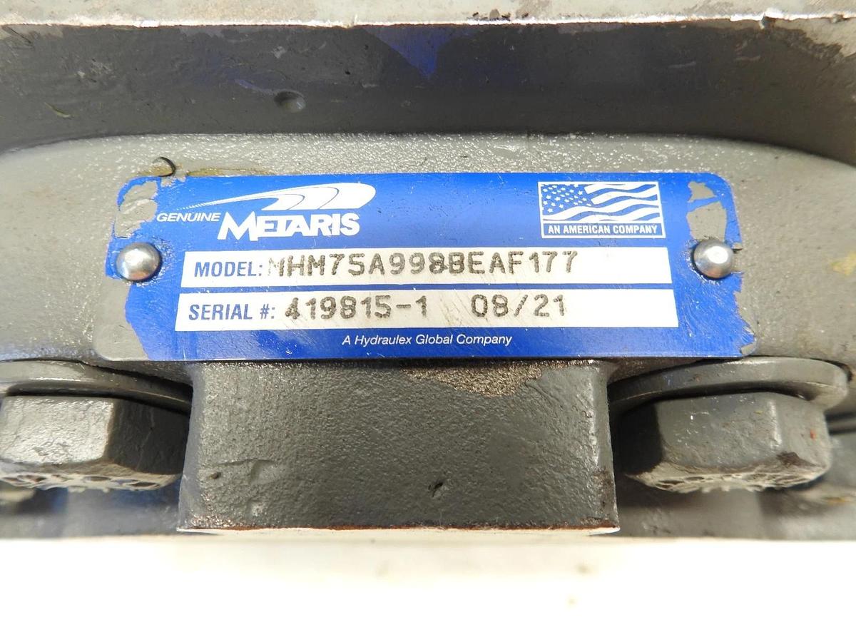 New Genuine Metaris MHM75A998BEAF177 Hydraulic Gear Pump Motor