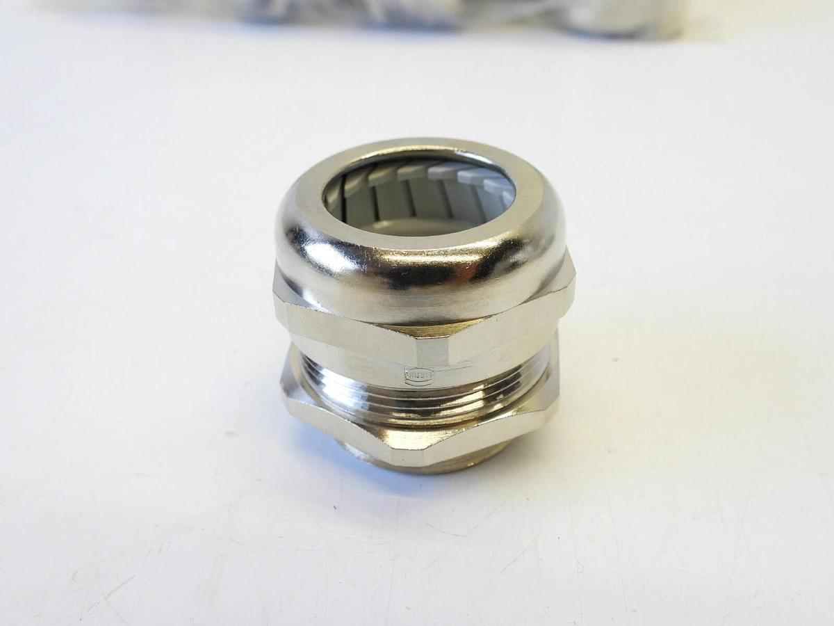 Lot of 10 Harting 19000005095 Cable Fitting, 13-20mm/18-25mm Nickel Plated Brass