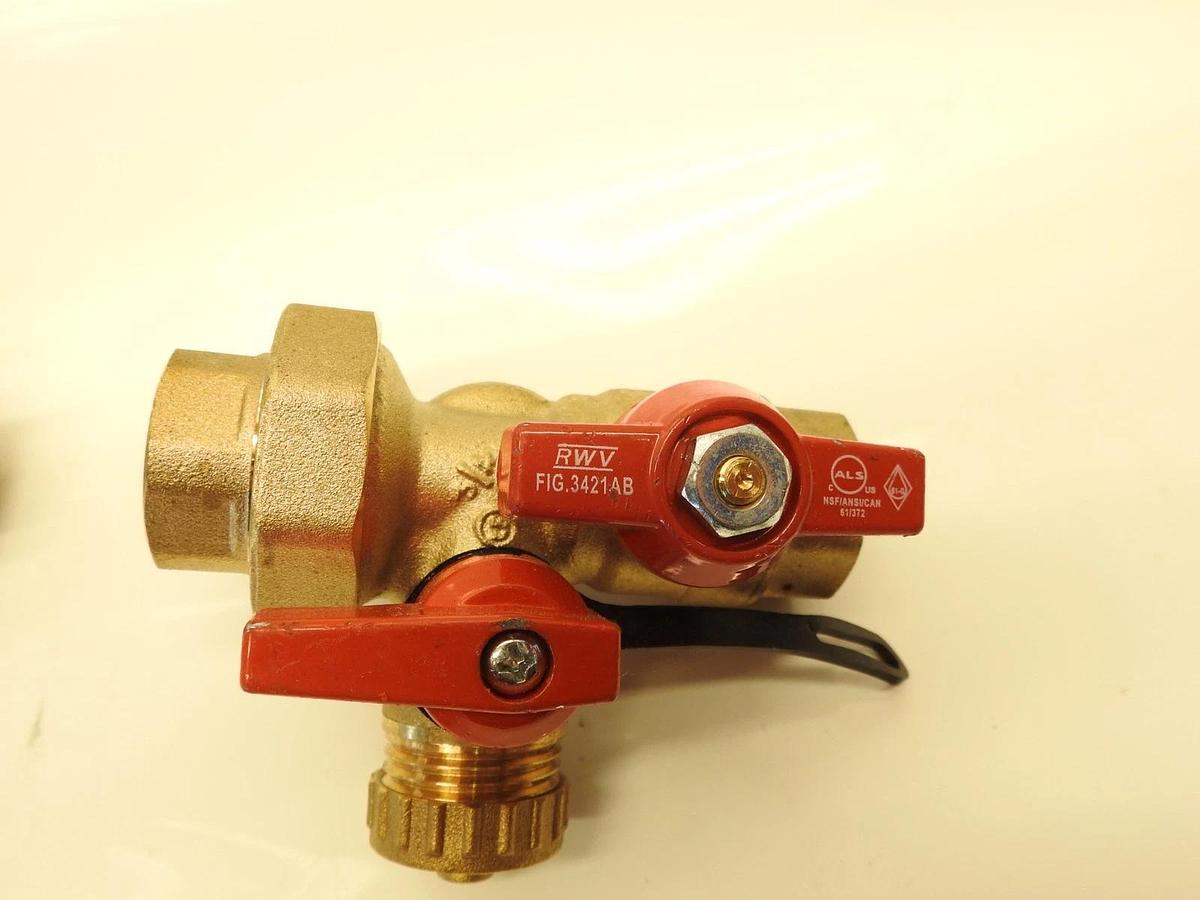 RWV 3/4 Inch Lead Free Tankless Water Heater Installation Kit 3420RAB