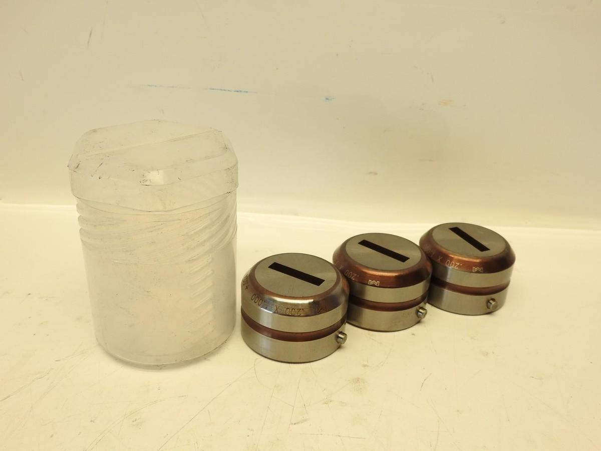 Lot Of 3 200 X 1.000 +.024 SLUG FREE Punch Press Die Tooling