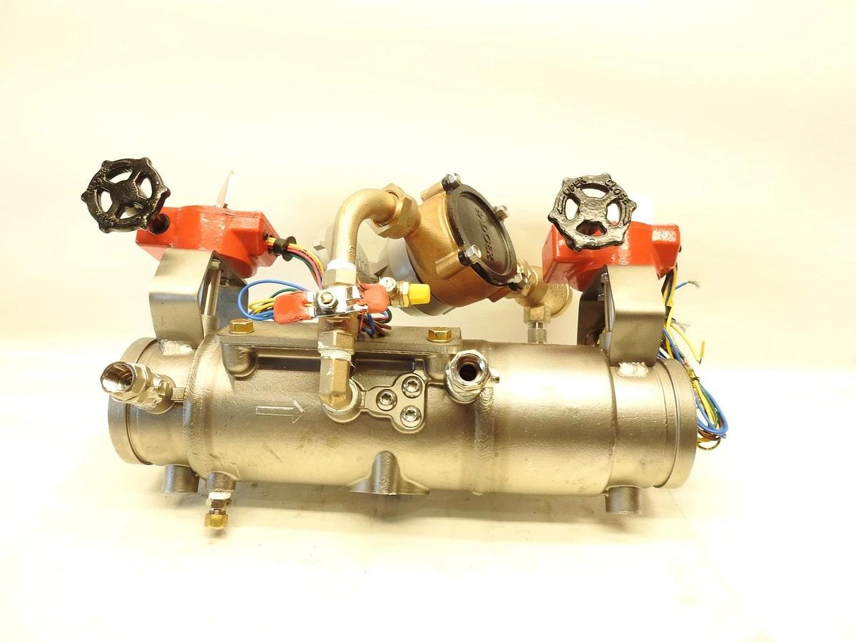 New 4" Ames Deringer 50 (RPDA-II) Reduced Pressure Detector Backflow Preventer