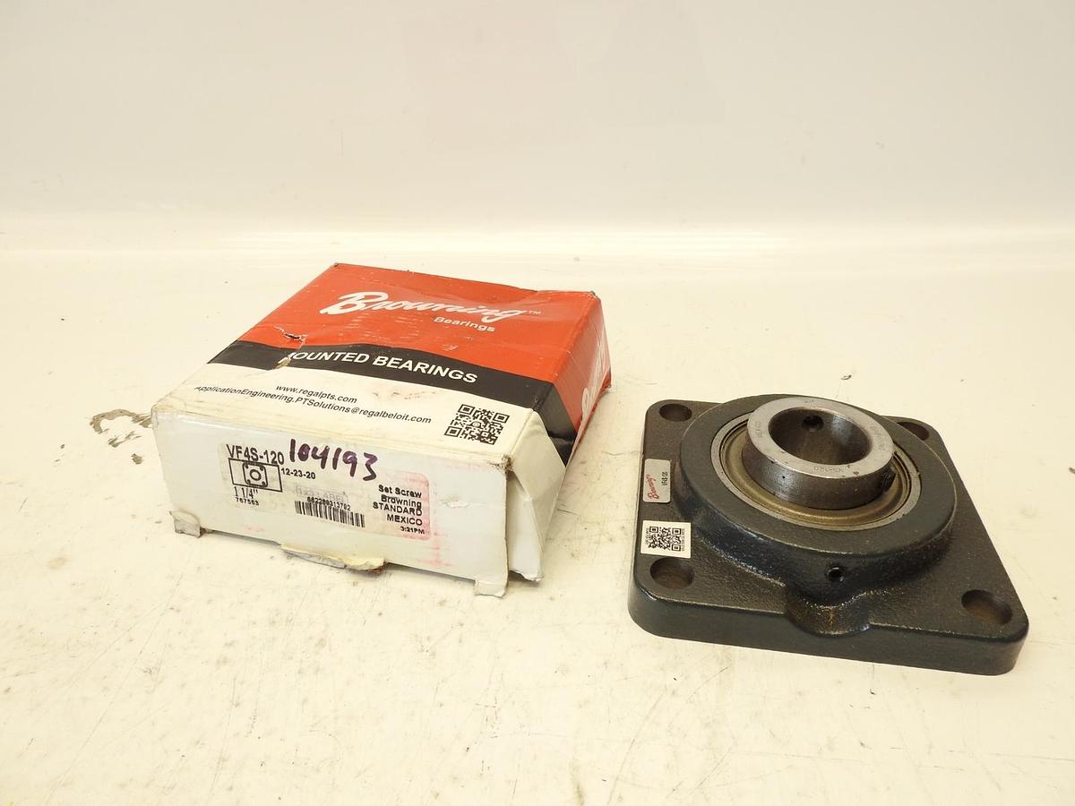 Browning Bearings - Mounted Bearings - VF4S-120S - 1-1/4"