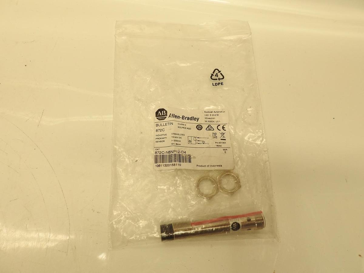 New Oem Allen-Bradley 872C-N8NP12-D4, Inductive Prox Sensor 872C