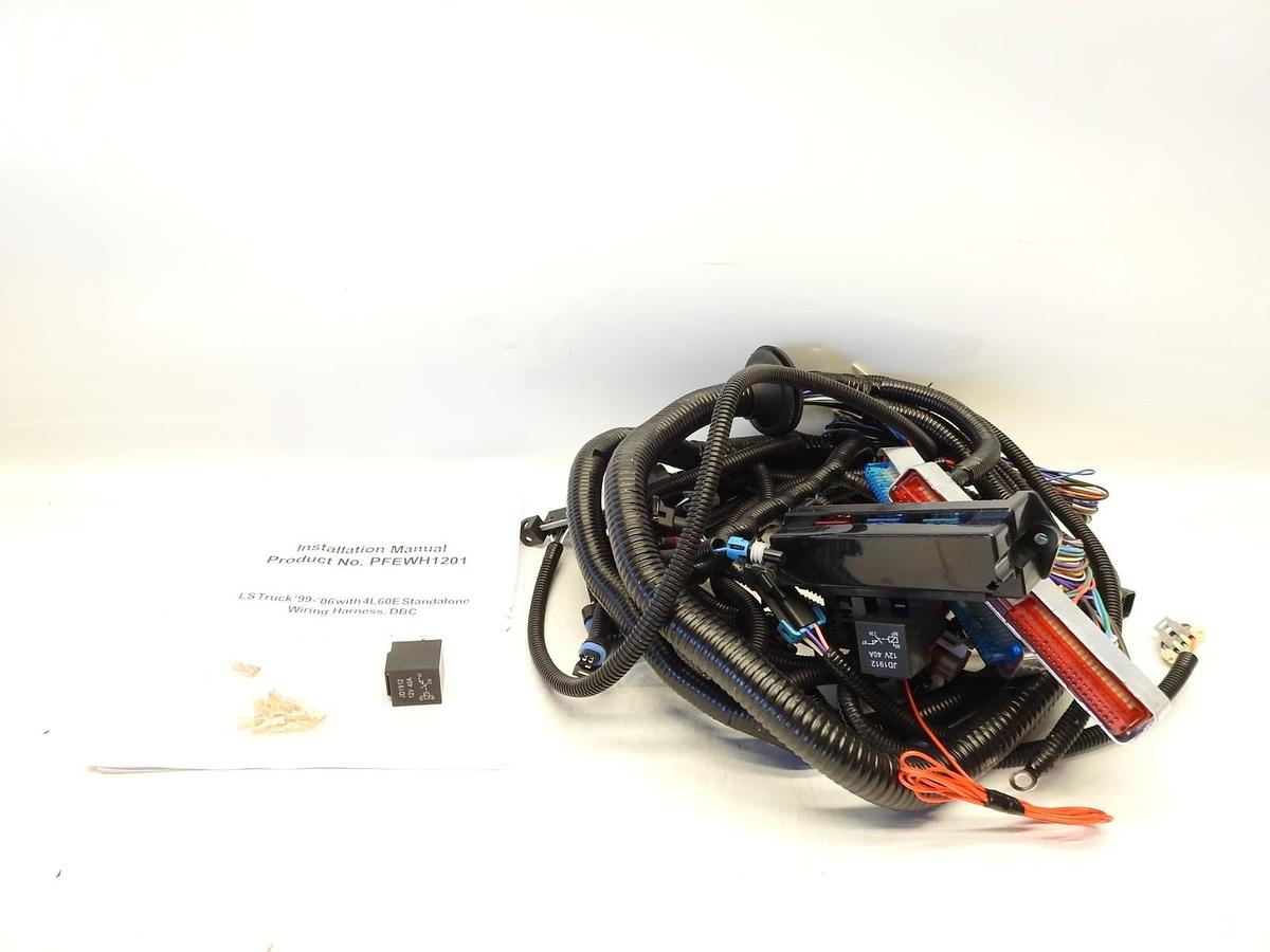 PFEWH1201 Proflow Wiring Harness, LS, 4L60E Auto Transmission, 3 Pin Or 5 Pin MA