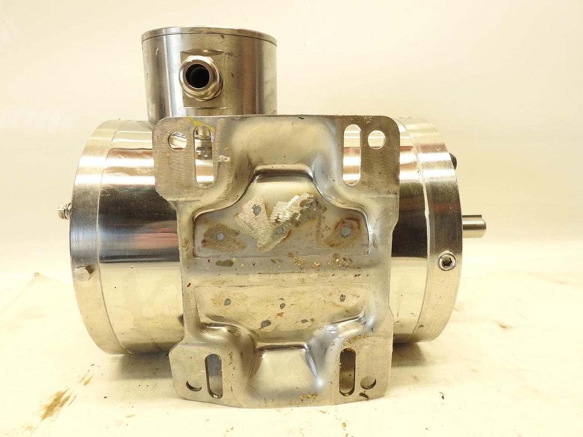 Teco Westinghouse WFN0/ 74C Stainless Steel Washdown Motor .75Hp 1800 RPM 60 Hz