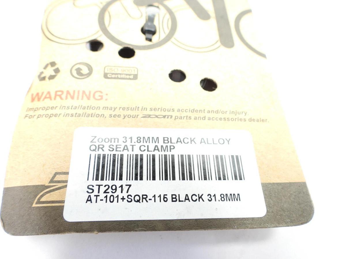 Zoom Alloy Quick Release Seat Clamp 31.8mm Diameter