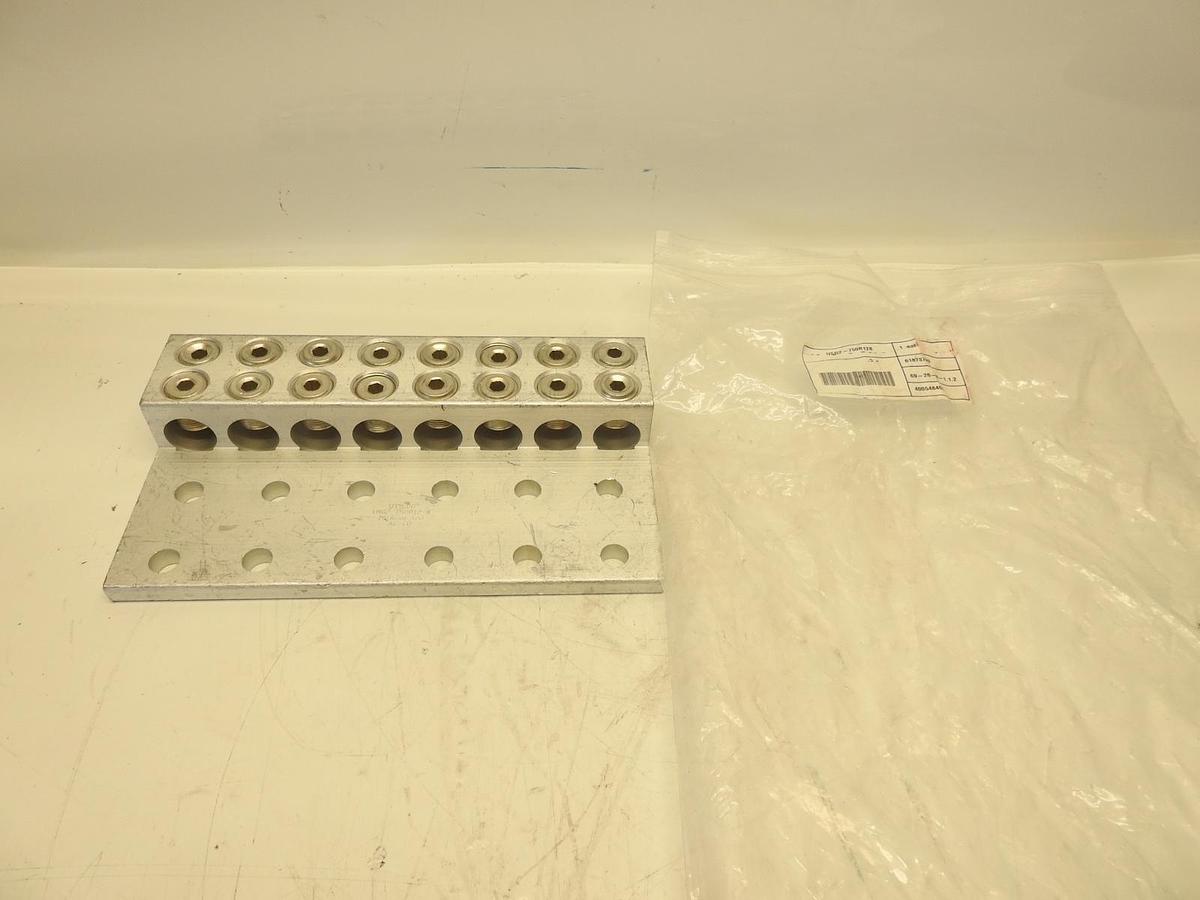 Oem USG2-750R128 Aluminum Spade Type Transformer Lug, Heavy Duty, 8 Ports 12 Hol